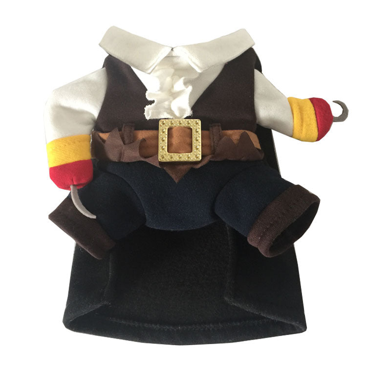 KFX-7896509 Pirate Costume for Dogs - Fun Dress Up Apparel with Size Options XS-XL
