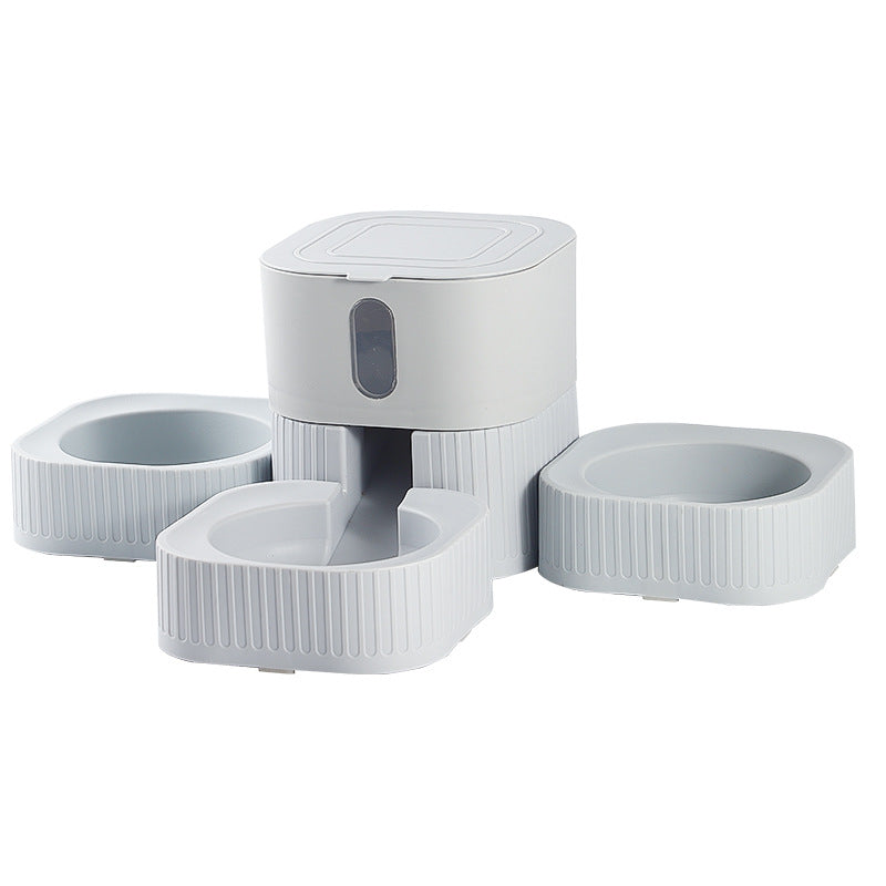 KFX-7898301 Automatic Pet Feeder with Removable and Washable Bowls in Multiple Colors