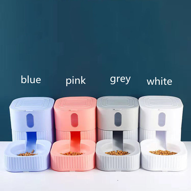 KFX-7898301 Automatic Pet Feeder with Removable and Washable Bowls in Multiple Colors