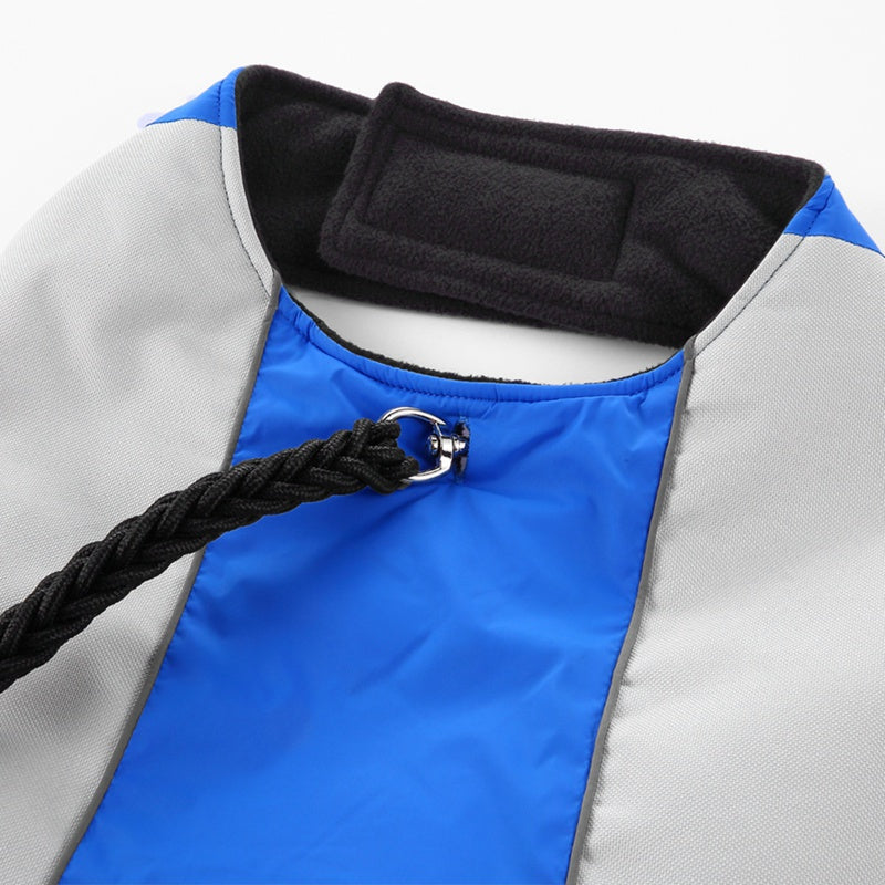 KFX-7902269 Reflective Winter Clothes for Large Dogs - Polyester Material, Multiple Sizes Available
