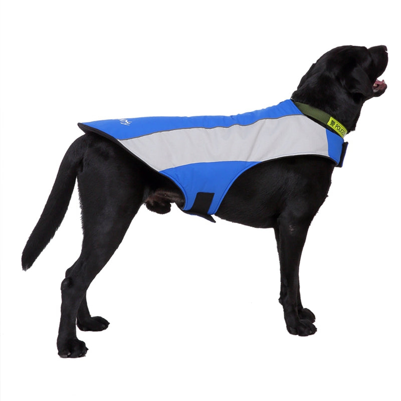 KFX-7902269 Reflective Winter Clothes for Large Dogs - Polyester Material, Multiple Sizes Available