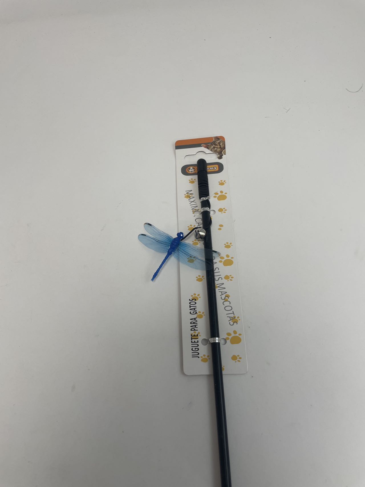KFX-7902909 Interactive Small Dragonfly Cat Teaser Toy for Playful Cats