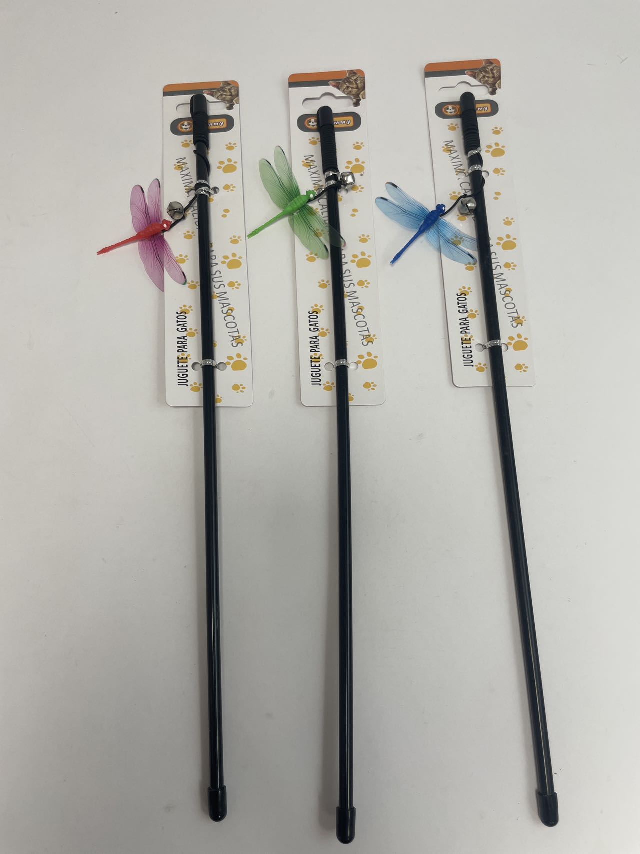 KFX-7902909 Interactive Small Dragonfly Cat Teaser Toy for Playful Cats
