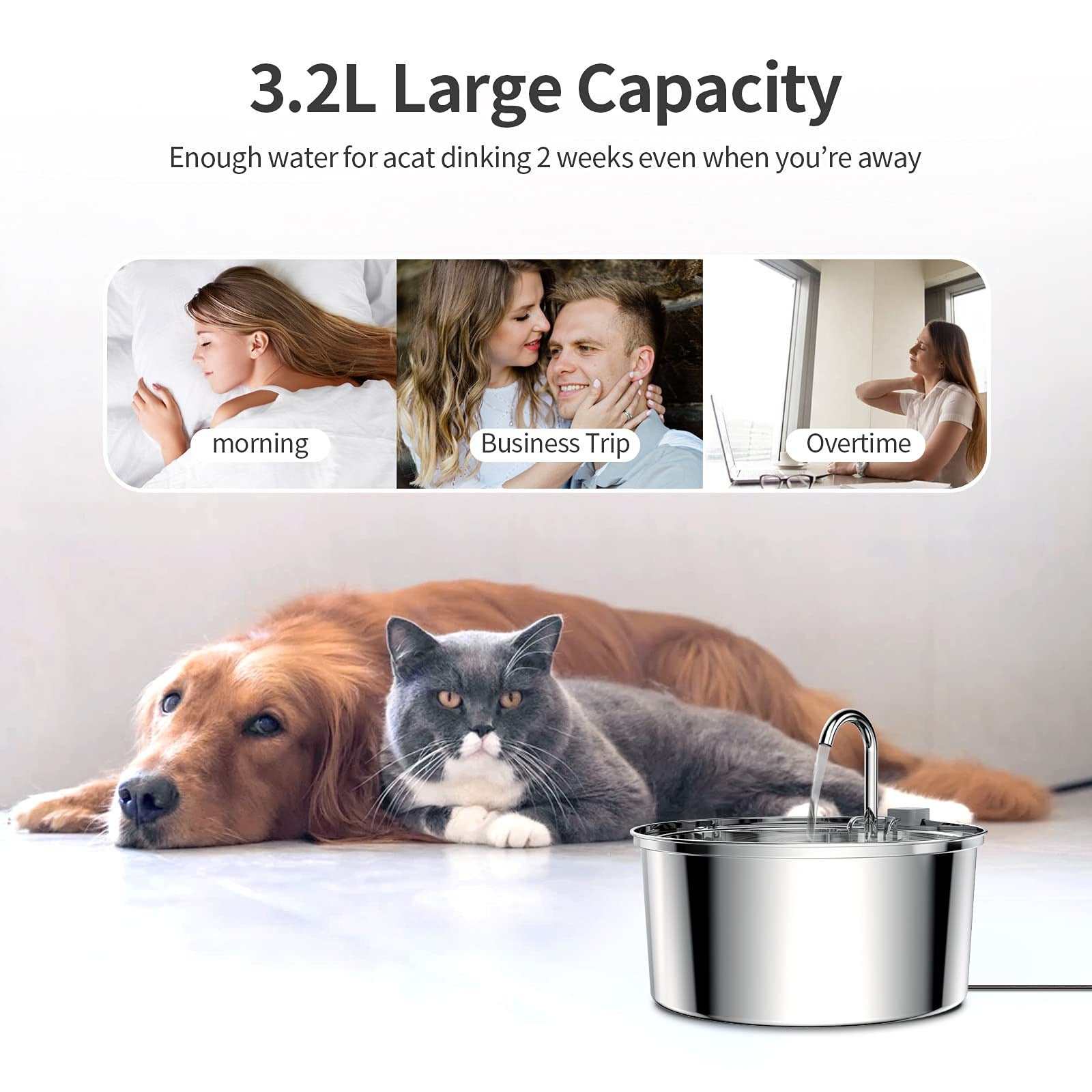 KFX-7903933 Automatic Stainless Steel Water Dispenser with USB Interface
