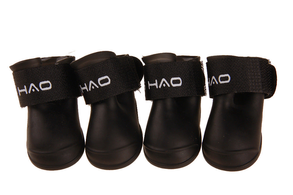 KFX-7904701 Adorable Candy Pet Rain Boots - Waterproof, Non-Slip, Warm, and Wear-Resistant for Dogs