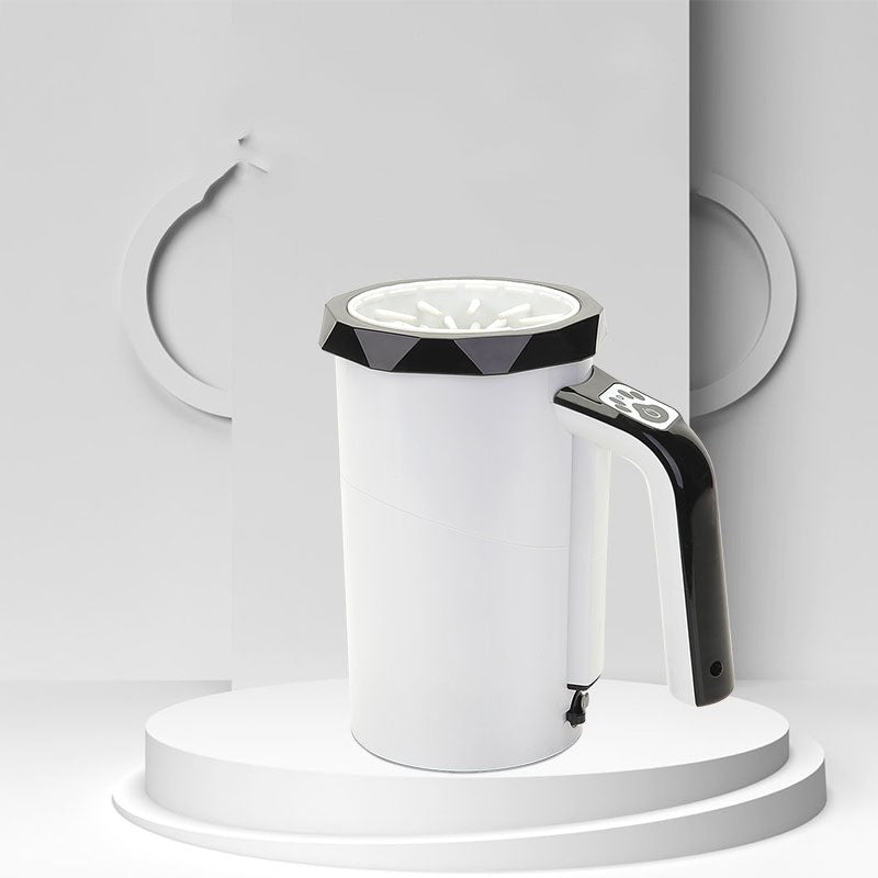 KFX-7905725 Automatic Pet Foot Washing Machine for Dogs - Electric Cleaning Cup in Black & White or Blue Options
