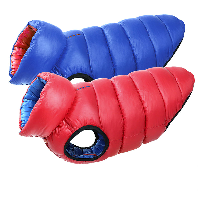 KFX-7906237 Cotton Dog Clothes in Red and Blue for Sizes L to 7XL
