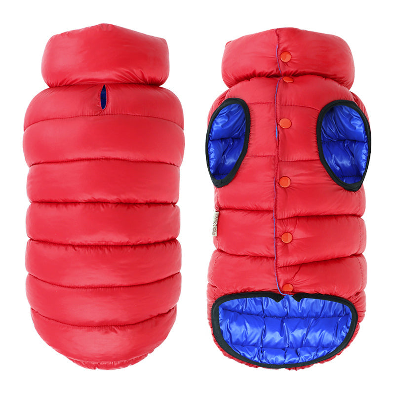 KFX-7906237 Cotton Dog Clothes in Red and Blue for Sizes L to 7XL
