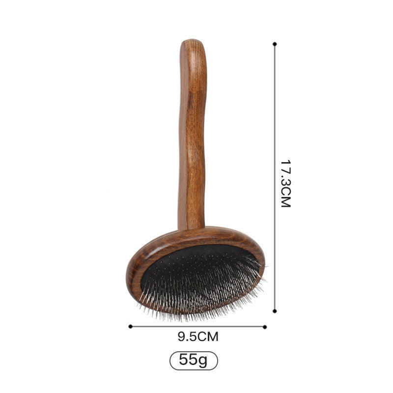 KFX-7909437 Solid Wood Pet Comb – Various Sizes and Styles for Effective Hair Removal