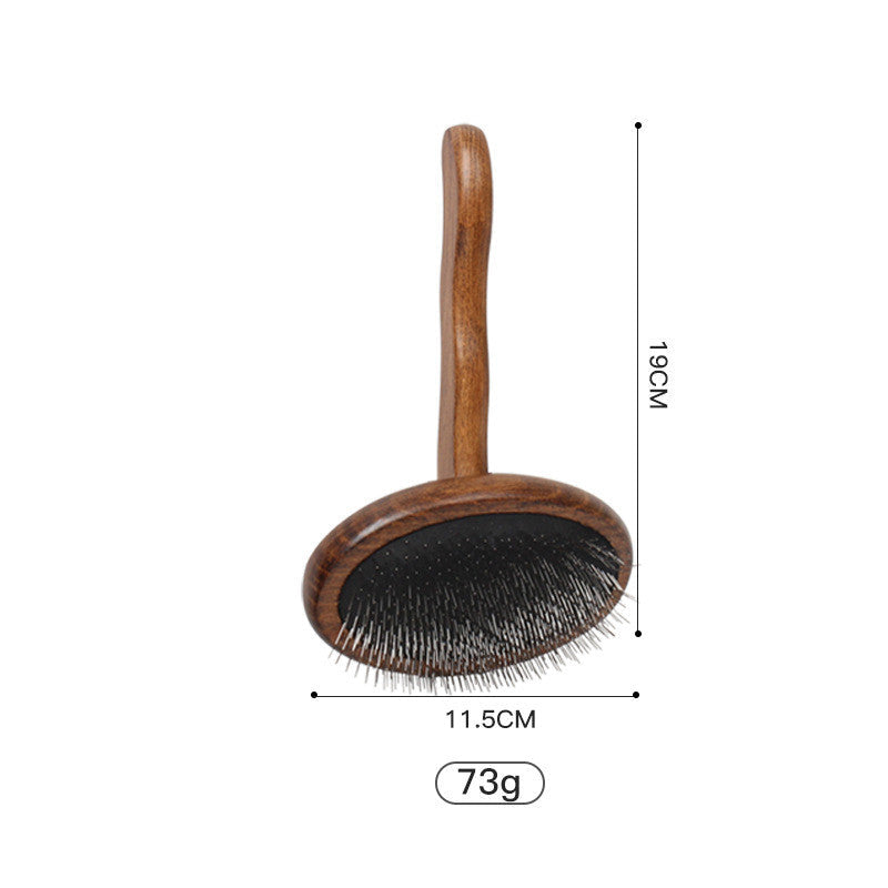 KFX-7909437 Solid Wood Pet Comb – Various Sizes and Styles for Effective Hair Removal