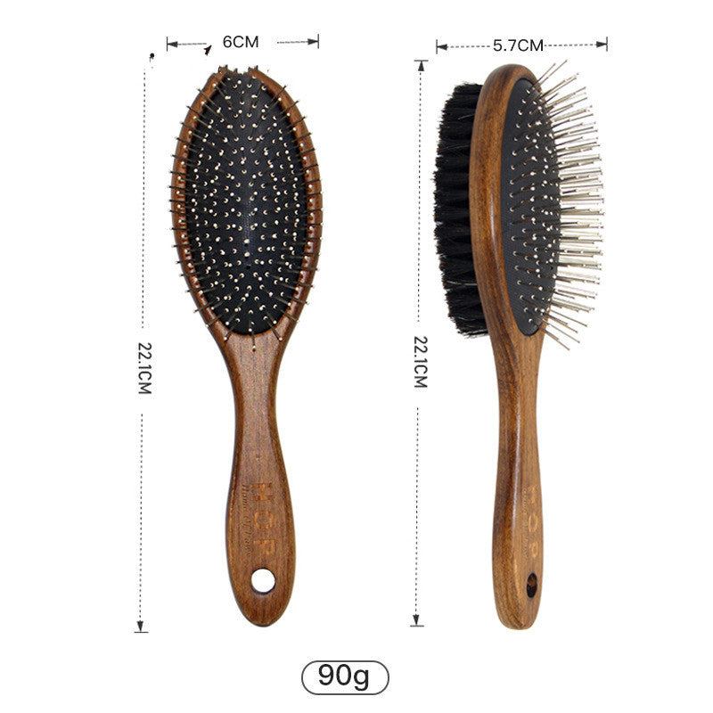 KFX-7909437 Solid Wood Pet Comb – Various Sizes and Styles for Effective Hair Removal