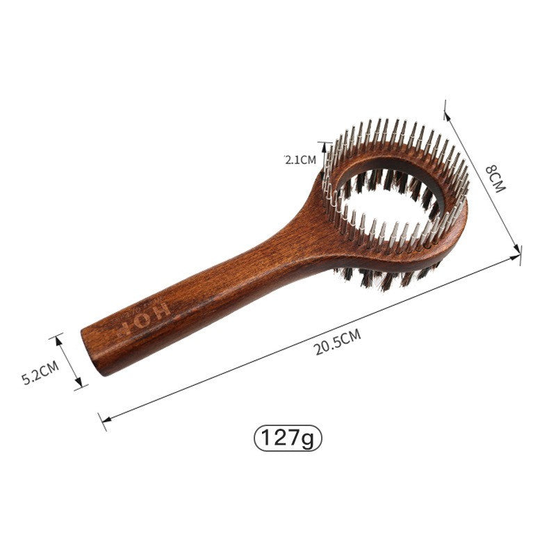 KFX-7909437 Solid Wood Pet Comb – Various Sizes and Styles for Effective Hair Removal