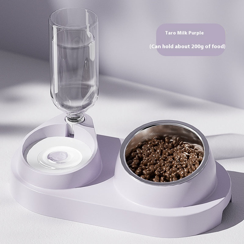 KFX-7909821 Automatic Cat Bowl with Oblique Mouth in Various Colors and Materials