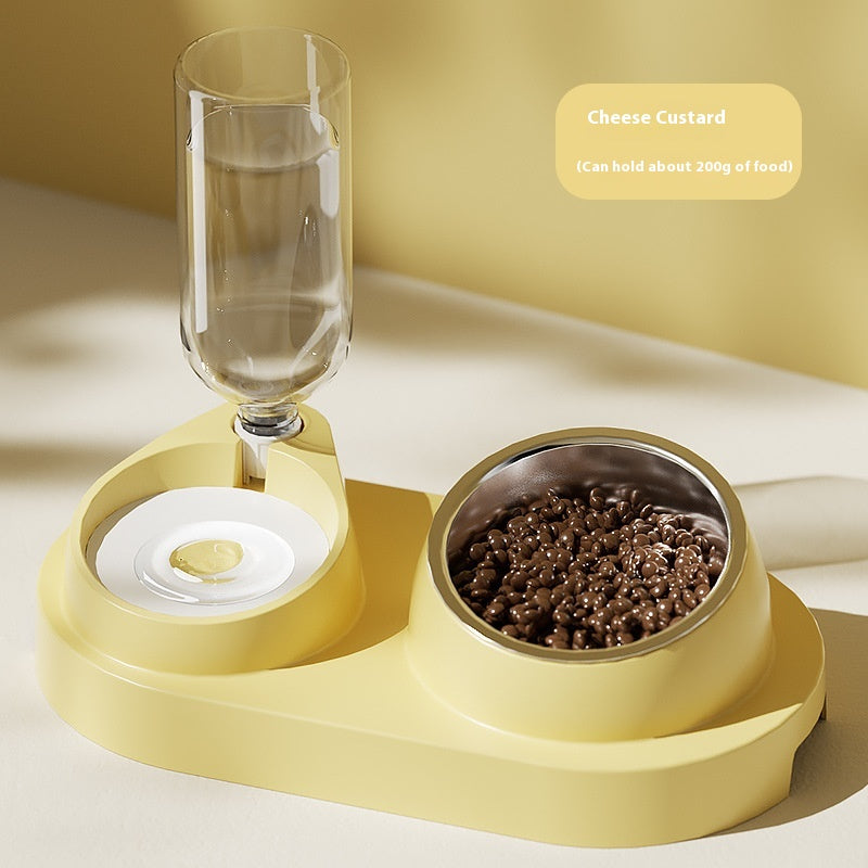 KFX-7909821 Automatic Cat Bowl with Oblique Mouth in Various Colors and Materials
