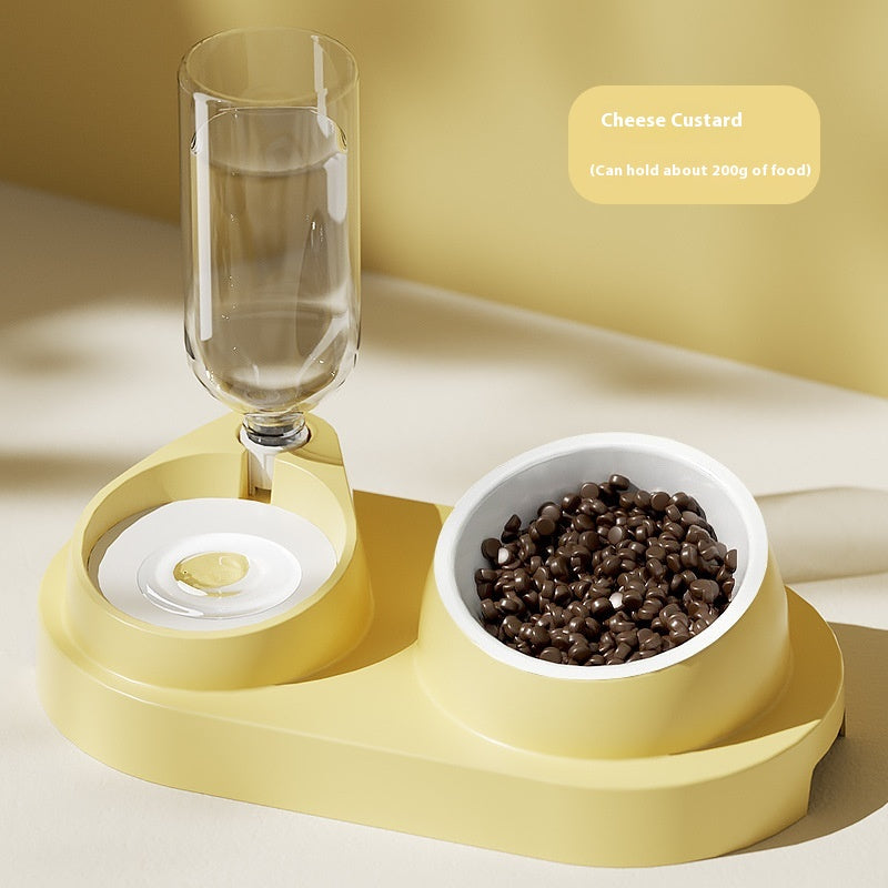 KFX-7909821 Automatic Cat Bowl with Oblique Mouth in Various Colors and Materials