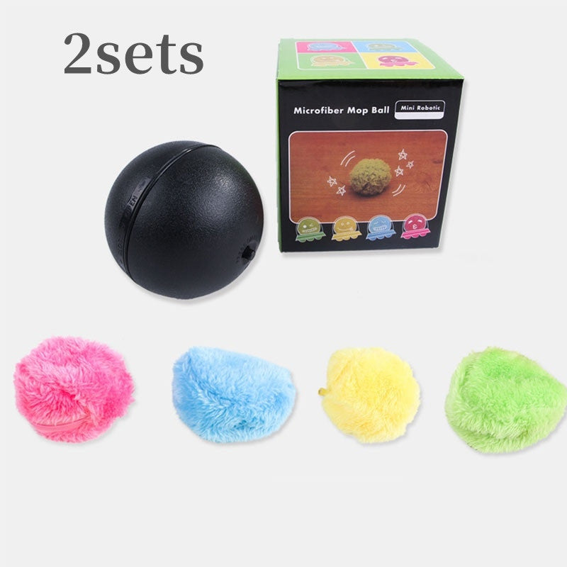KFX-7913277 Interactive Plush Electric Rolling Ball for Dogs and Cats - Safe Chew Toy