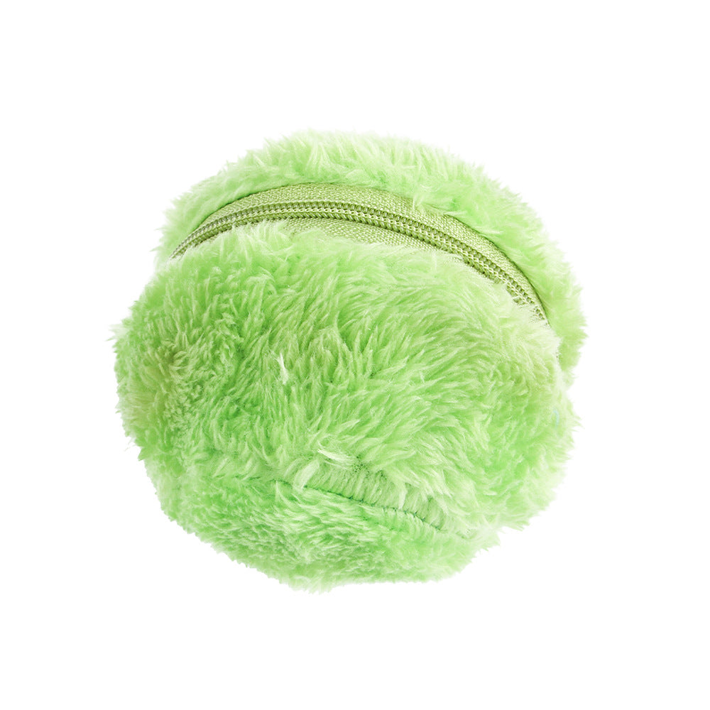 KFX-7913277 Interactive Plush Electric Rolling Ball for Dogs and Cats - Safe Chew Toy