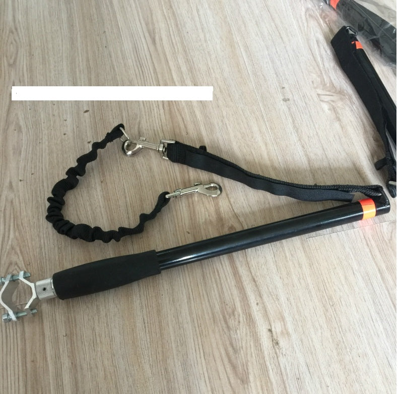 KFX-7913405 Adjustable Bicycle Dog Leash with Environmentally Friendly Handle and Stainless Steel Support