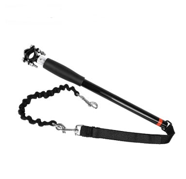 KFX-7913405 Adjustable Bicycle Dog Leash with Environmentally Friendly Handle and Stainless Steel Support