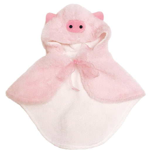KFX-7914173 Casual Pink Cloak for Kittens and Adult Cats, Autumn and Winter Pet Apparel