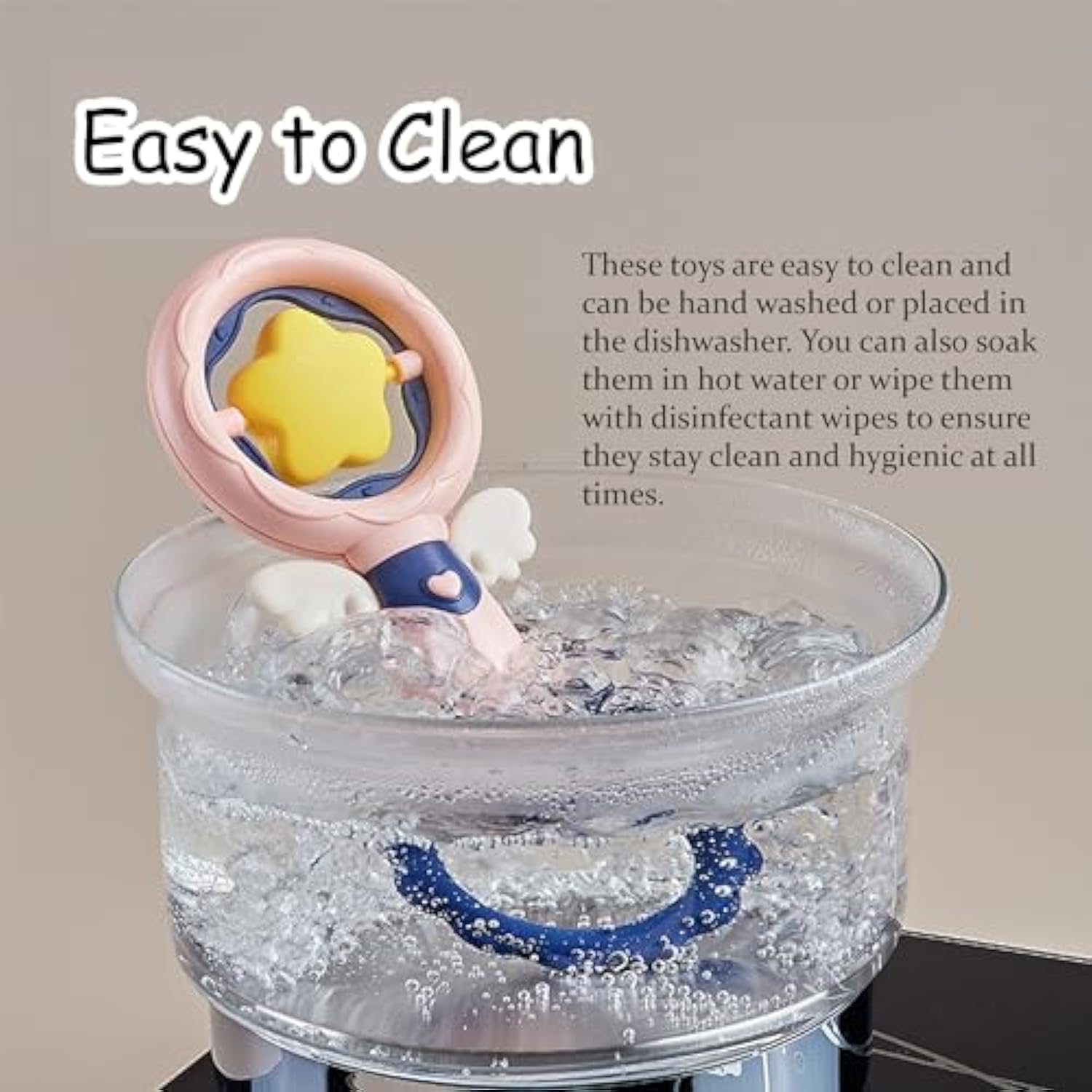 KFX-7917757 Durable Interactive Dog Chew Toys with Squeaker for Large Breeds - Dental Cleaning and Oral Health Solutions