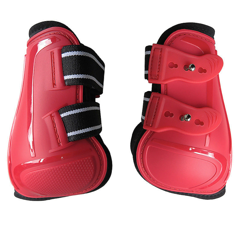 KFX-7924797 PU Hard Shell Horse Leg Guards - Available in Multiple Colors and Sets