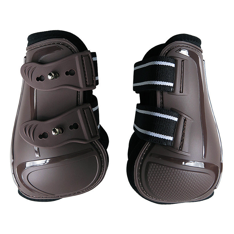 KFX-7924797 PU Hard Shell Horse Leg Guards - Available in Multiple Colors and Sets