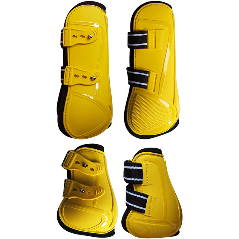 KFX-7924797 PU Hard Shell Horse Leg Guards - Available in Multiple Colors and Sets