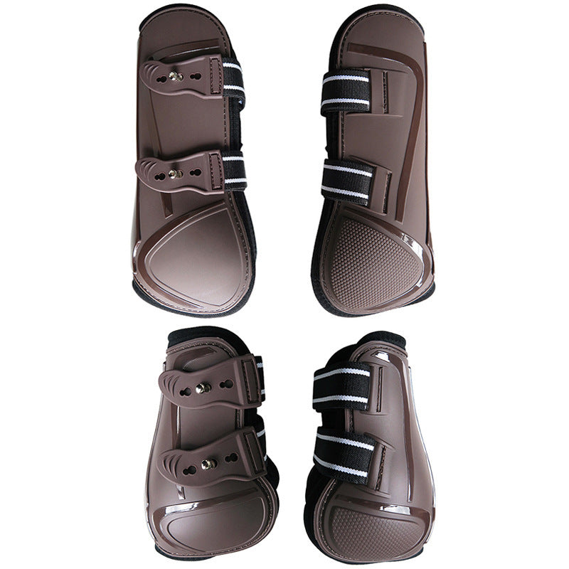 KFX-7924797 PU Hard Shell Horse Leg Guards - Available in Multiple Colors and Sets