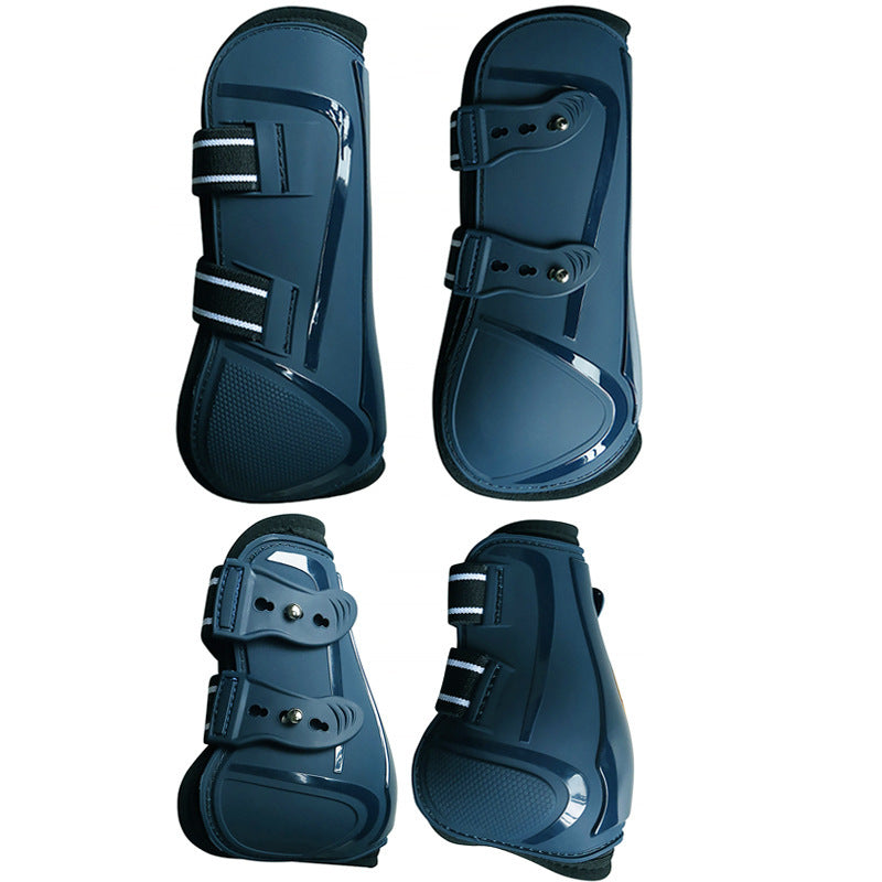 KFX-7924797 PU Hard Shell Horse Leg Guards - Available in Multiple Colors and Sets
