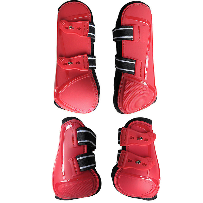 KFX-7924797 PU Hard Shell Horse Leg Guards - Available in Multiple Colors and Sets