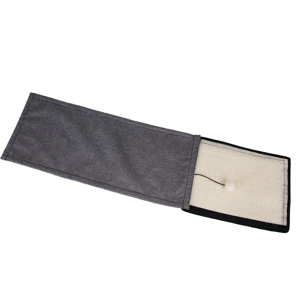 KFX-7925309 Cat Scratch Board with Sisal Pad for Furniture Protection and Nail Trimming