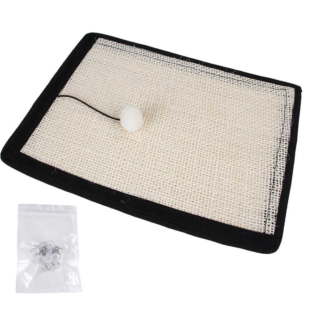 KFX-7925309 Cat Scratch Board with Sisal Pad for Furniture Protection and Nail Trimming