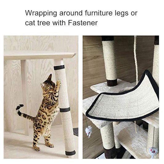 KFX-7925309 Cat Scratch Board with Sisal Pad for Furniture Protection and Nail Trimming
