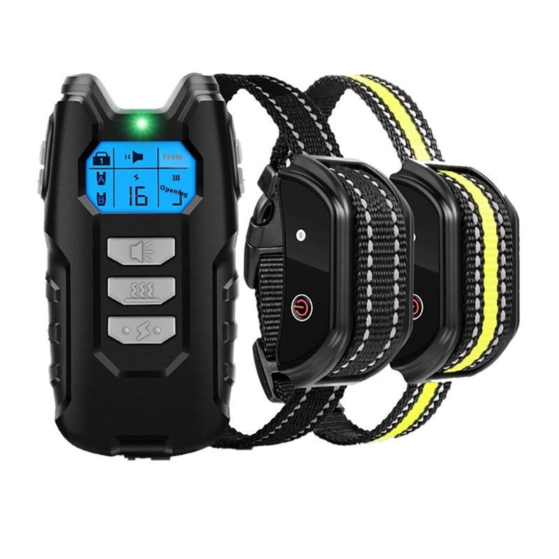 KFX-7928381 Intelligent Remote Control Bark Stopper Training Collar for Dogs and Cats - All-Season Use