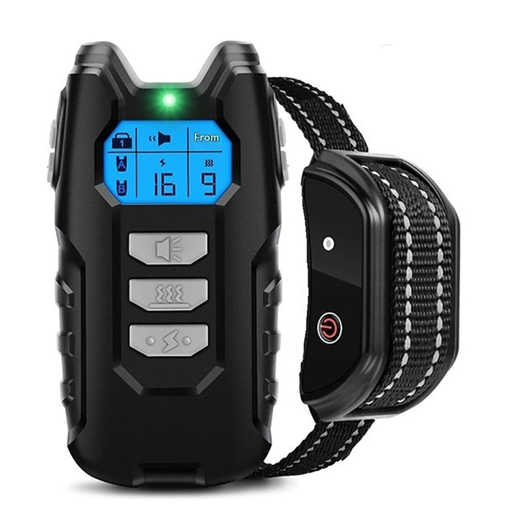 KFX-7928381 Intelligent Remote Control Bark Stopper Training Collar for Dogs and Cats - All-Season Use