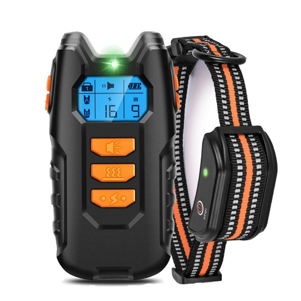 KFX-7928381 Intelligent Remote Control Bark Stopper Training Collar for Dogs and Cats - All-Season Use