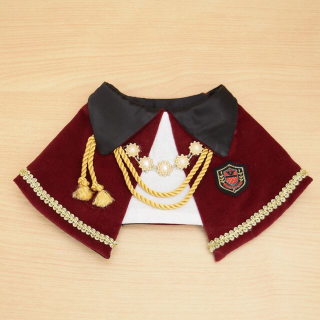 KFX-7929277 Handsome and Funny Cat Bib in Zombie and Duke Suit Designs - Polyester Material, Sizes S and L