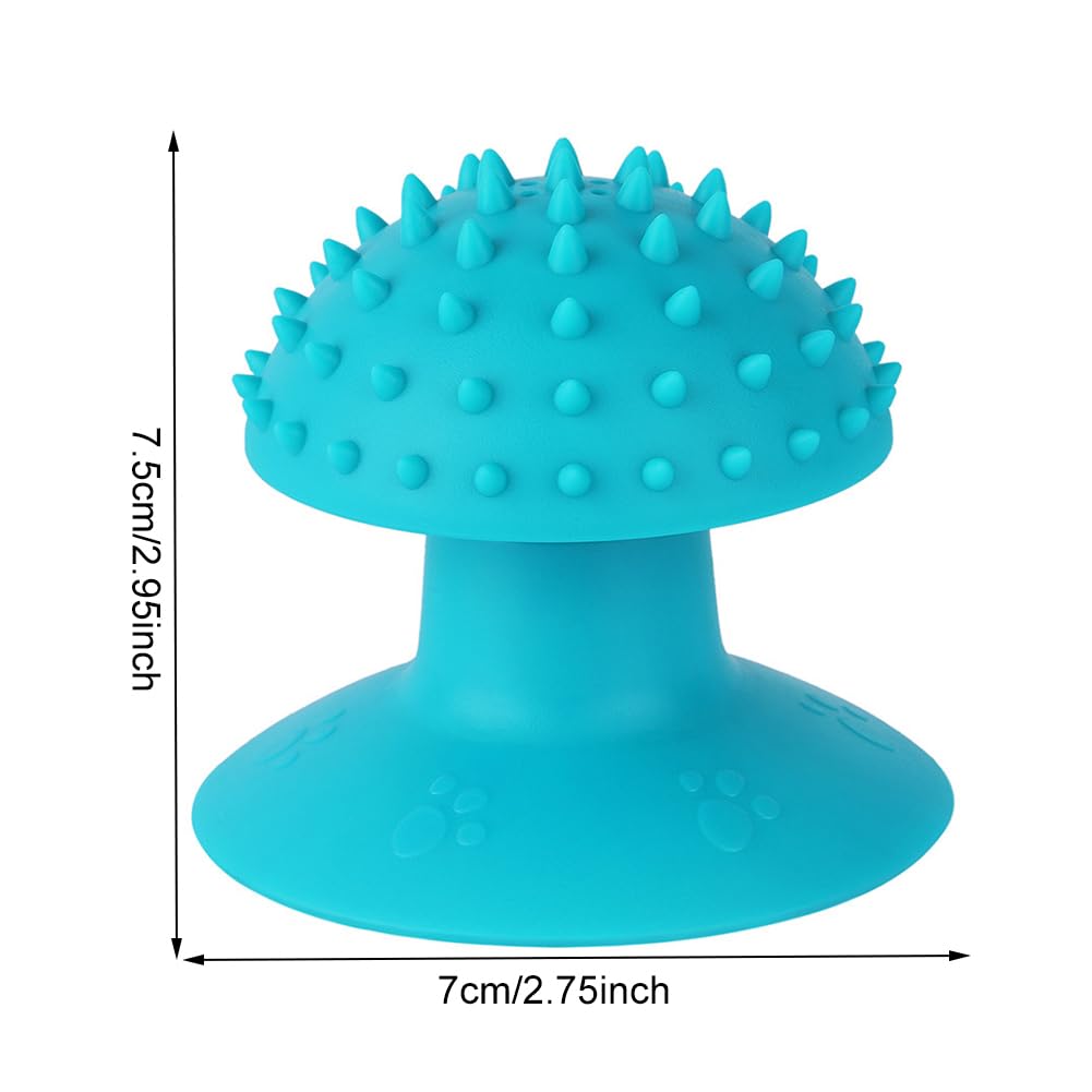 KFX-7932349 Self-Grooming Cat Brush and Massager for Long and Short Fur with Cat Mint Attachment