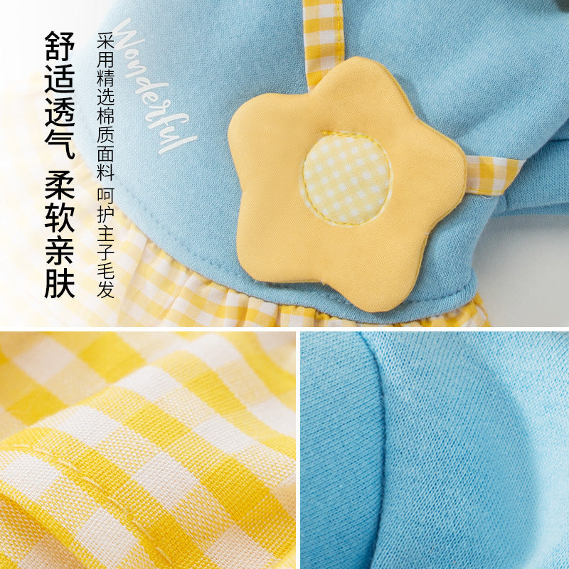 KFX-7935933 Adorable Cotton Pet Backpack for Dogs and Cats, Size XS to XL