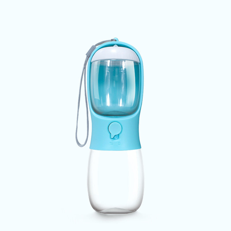 KFX-7936701 Pet Dual-Use Water Cup for Dogs - 300ML Water & 100g Grain, Portable Design