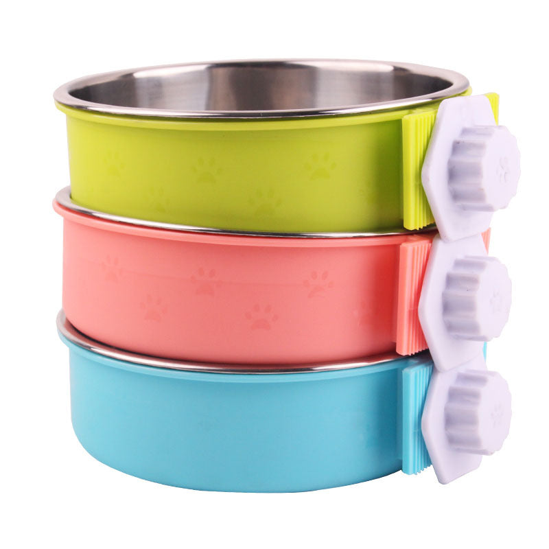 KFX-7936829 Durable Stainless Steel Dog Feeding Bowl for Pets