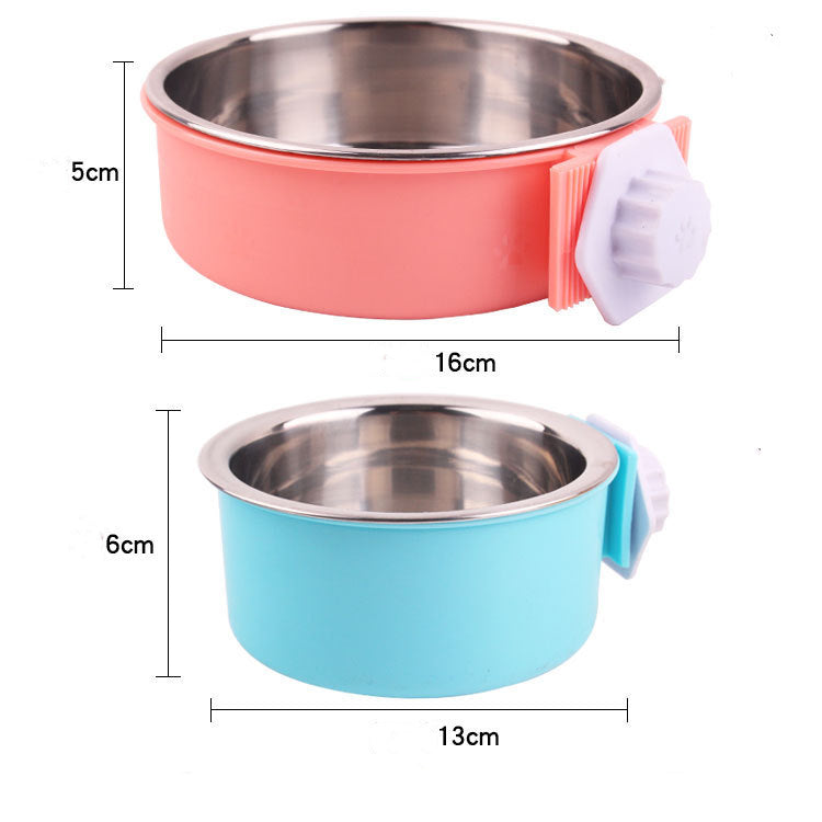 KFX-7936829 Durable Stainless Steel Dog Feeding Bowl for Pets