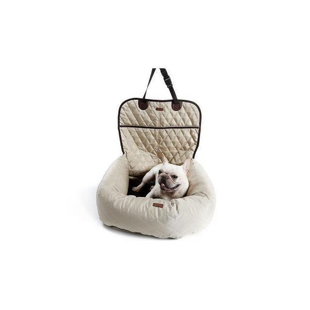 KFX-7942845 Pet Car Bed Pads for Dogs and Cats - Beige Cushion for Travel Comfort