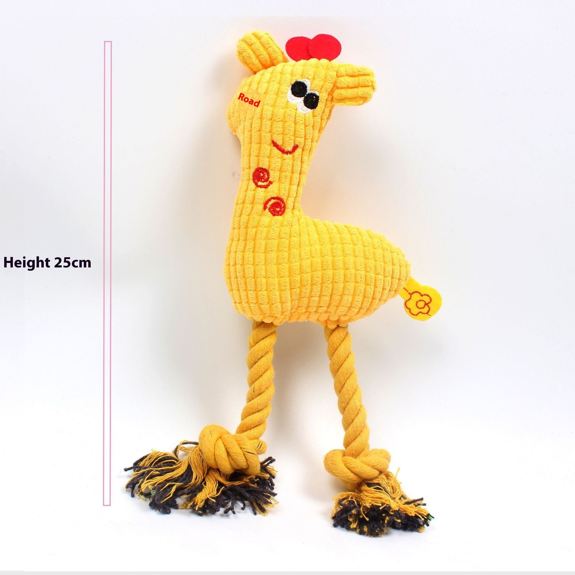 KFX-7947197 Brushed Velvet Vocal Flamingo Dog Toy - Wear-Resistant, Bite-Resistant Plush 35*15cm