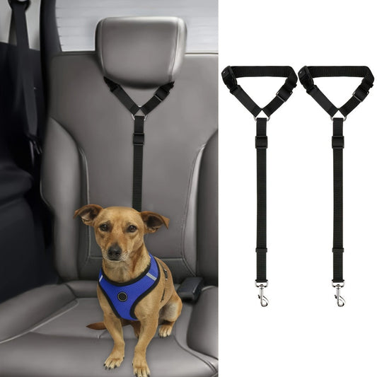 KFX-7951933 Durable Two-Piece Dog Leash Set for Comfortable Travel and Outdoor Adventures