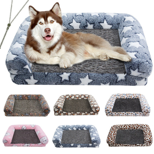 KFX-7952189 Removable and Washable Pet Mattress for Dogs and Cats - Fashionable Cloth Designs