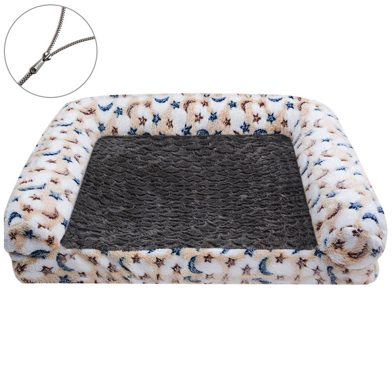 KFX-7952189 Removable and Washable Pet Mattress for Dogs and Cats - Fashionable Cloth Designs