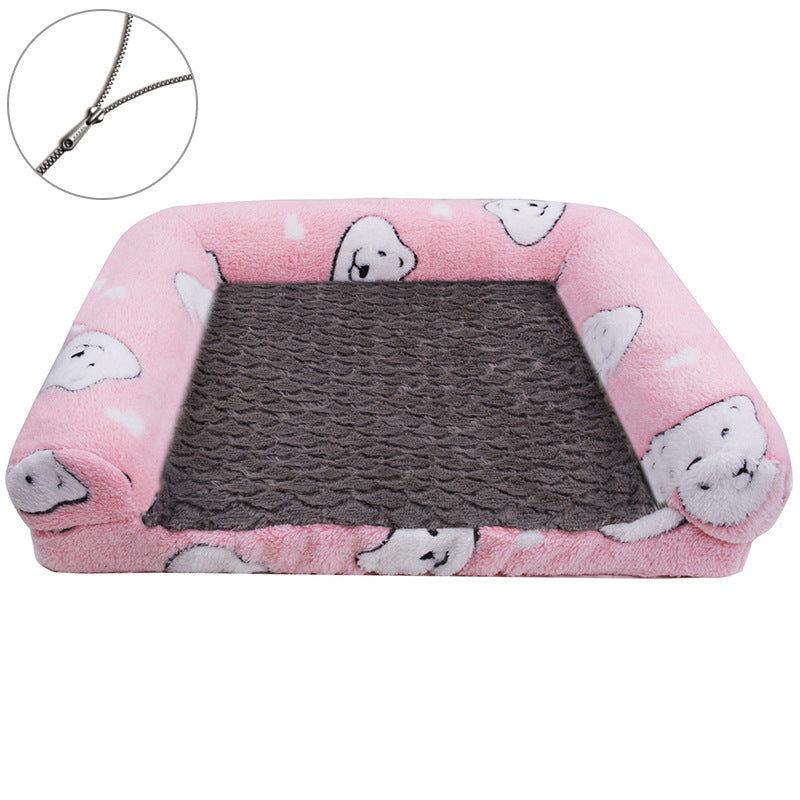 KFX-7952189 Removable and Washable Pet Mattress for Dogs and Cats - Fashionable Cloth Designs