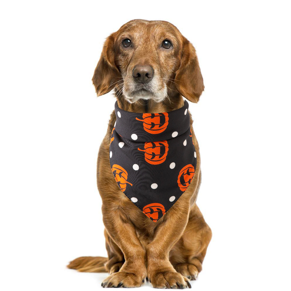 KFX-7952701 Halloween Themed Pet Saliva Towel, Casual Design, Perfect for Ghost Festival